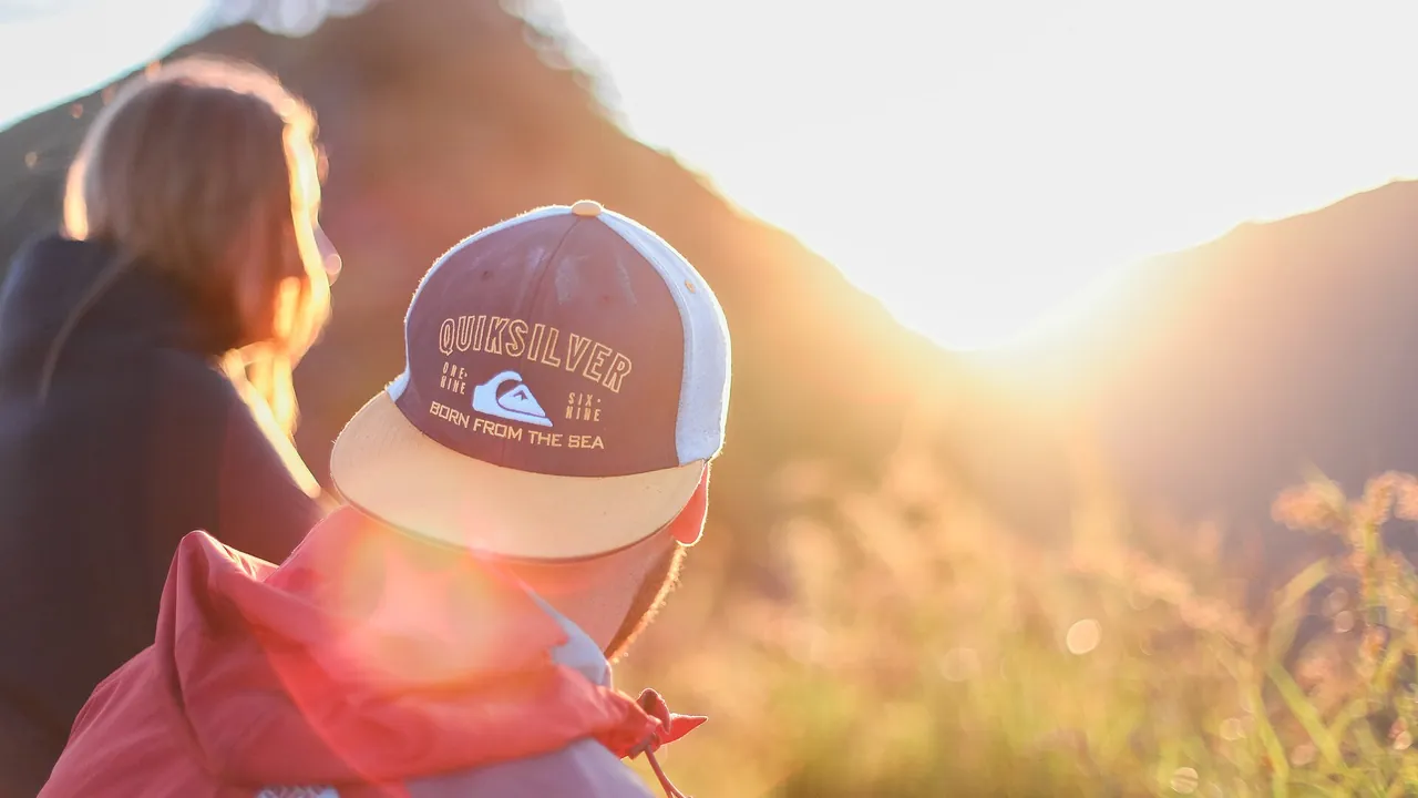 Couple Exploring Nature — warm lifestyle scene